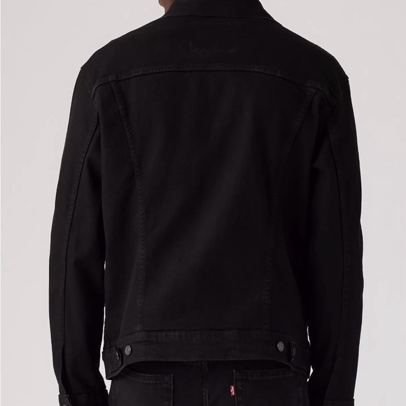 Levi's Men's Jet Black Jacket - Picture 2 of 6